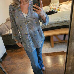 Torrid Harper Striped blouse